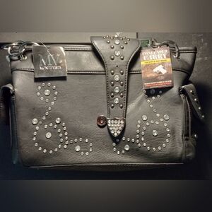 Monte Vista leather purse with conceal carry